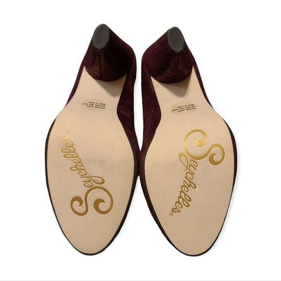Seychelles Password Print Suede Shoes Size 7 - Picture 3 of 6